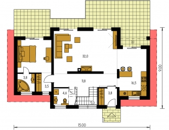 Floor plan of ground floor - TREND 292